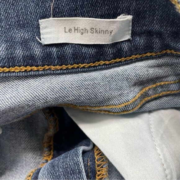 Frame Denim Le High Side Slit Skinny Jeans in Ferdinand - Picture 7 of 10